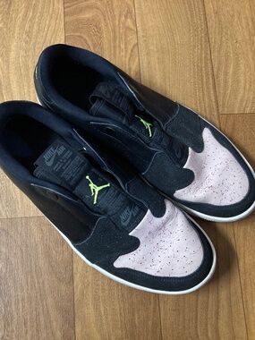 Nike Air Jordan 1 Lo Slip On Sneaker Shoes Women Silt Red Black US 9.5 AV3918002